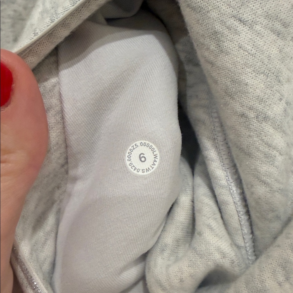 lululemon athletica Light Gray Hooded Zip-Up Jacket - Picture 4 of 4